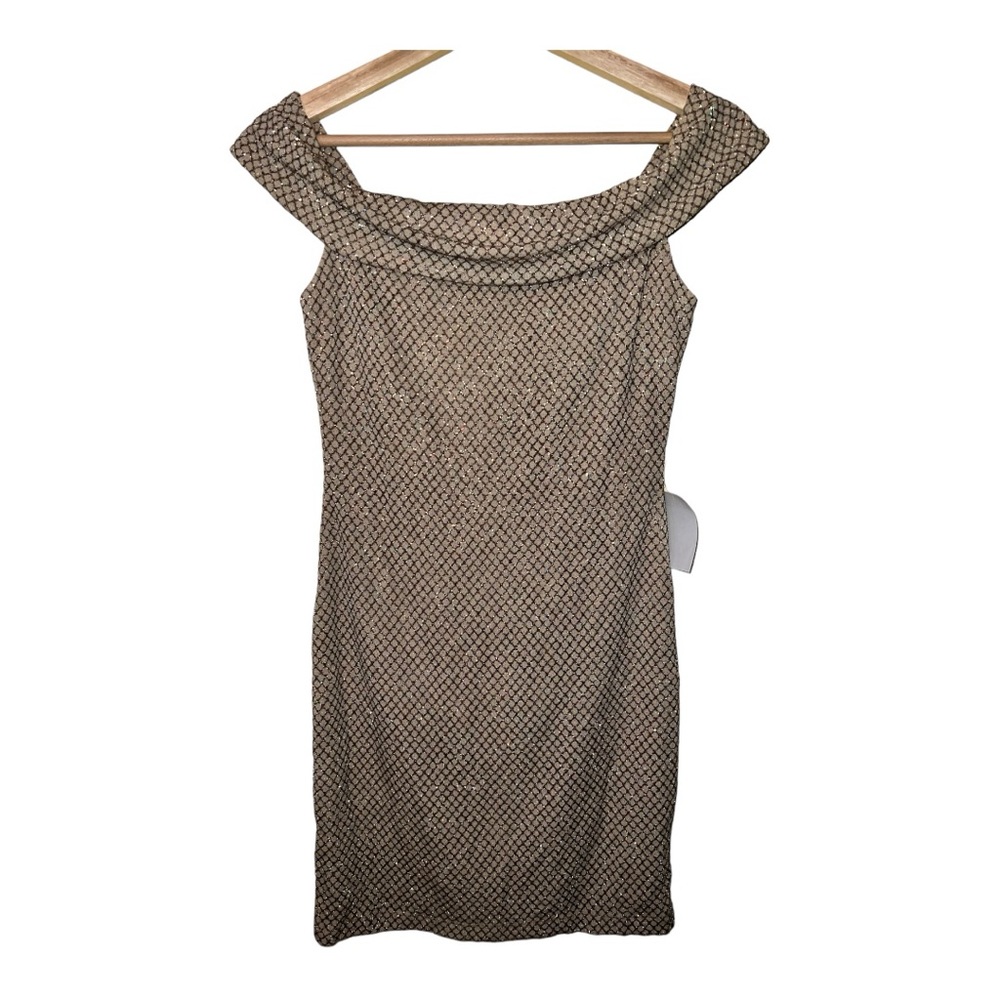 B. Smart 90s Glitter Shimmery Dress Off Juniors Size 9 mini